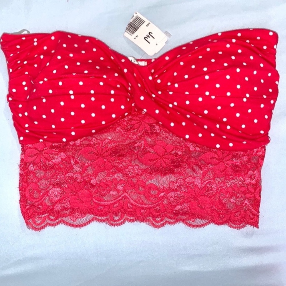 Polka Dot Crop top Size S